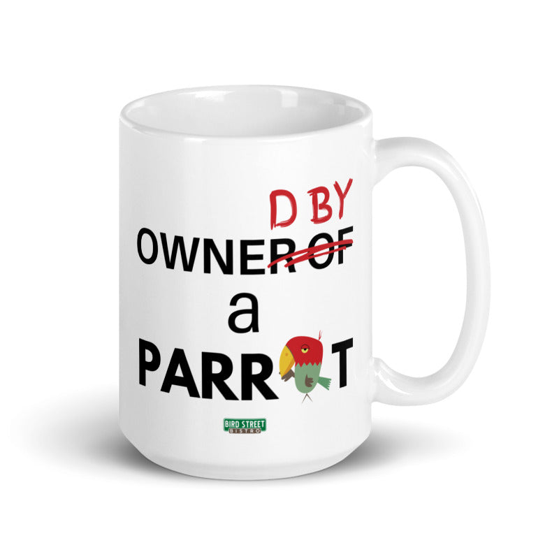 Parrot Dishwasher Safe Microwavable Ceramic Coffee Mug 15 oz., 1