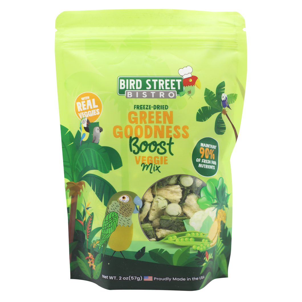 Green Goodness Boost - Parrot Veggies Mix